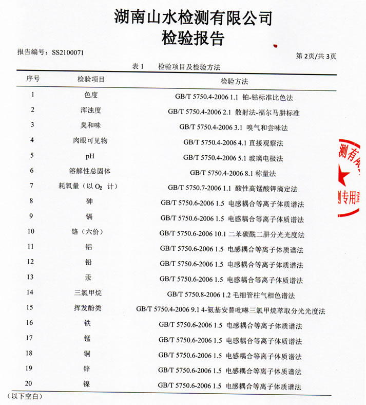 二次供水设备检测报告，无负压变频供水设备检测报告3