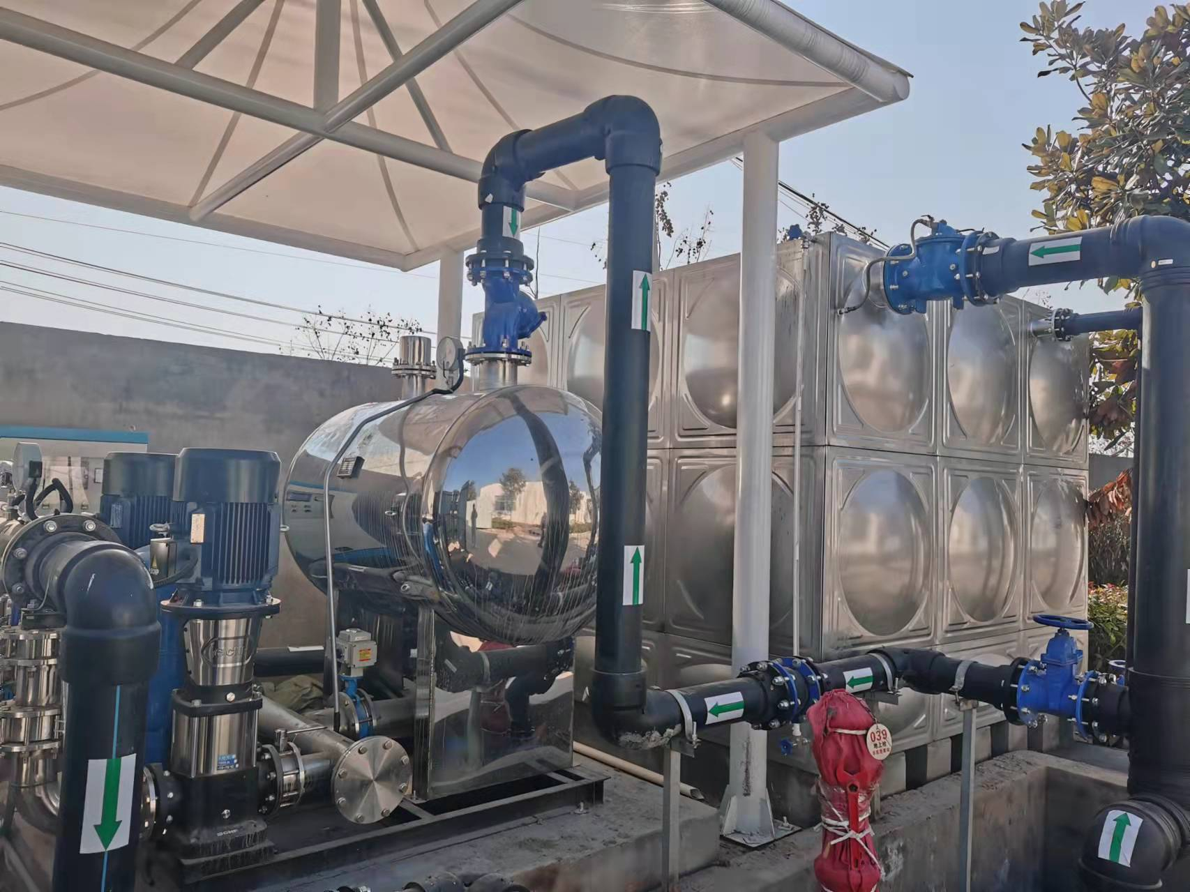 箱泵一体化供水设备,户外箱式供水泵站