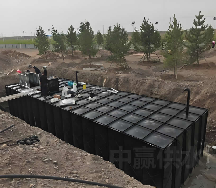 地埋式水箱一体化消防设备的埋地式设计释放了地面空间提高建筑利用率